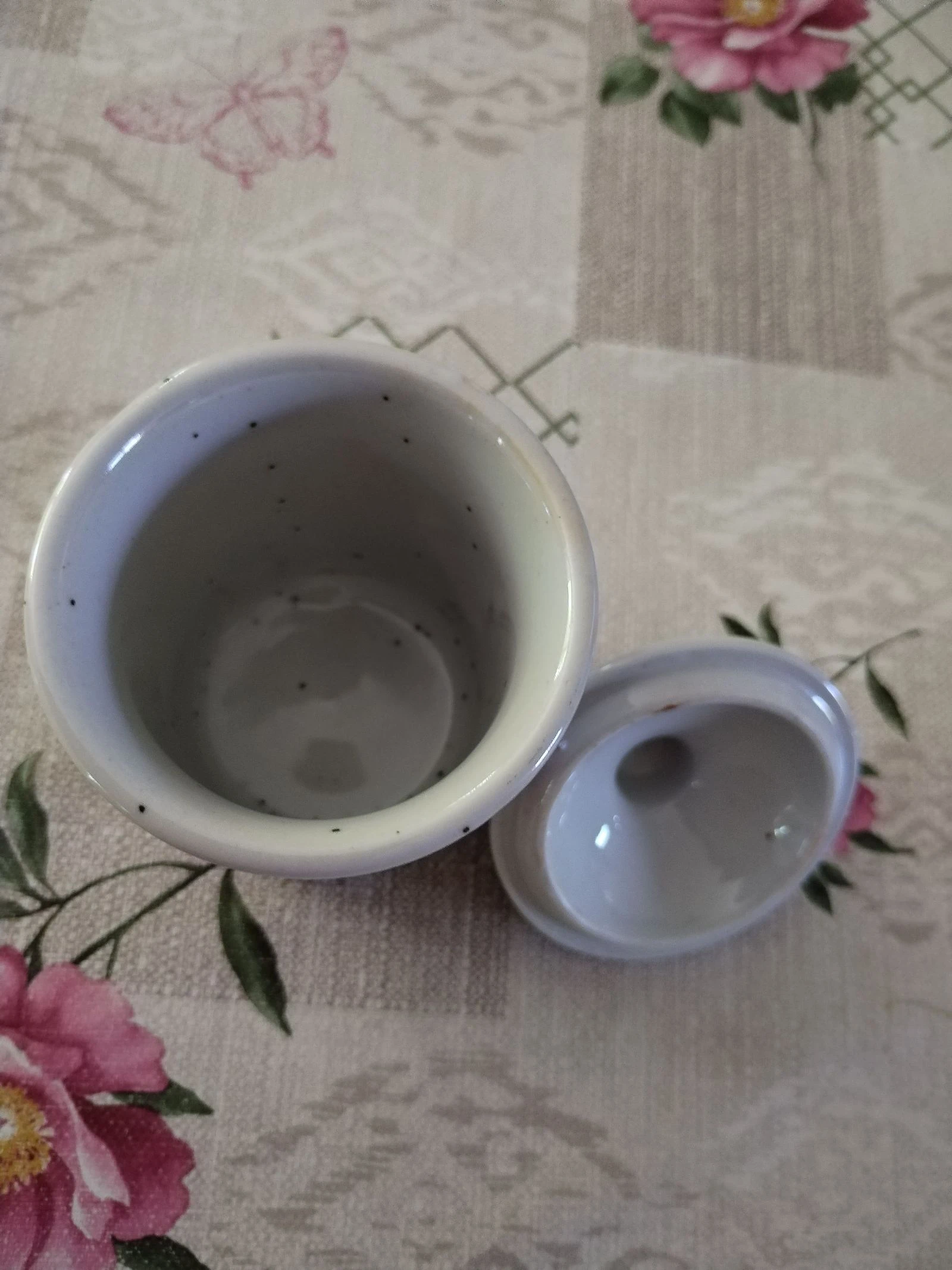 Zeer mooie vintage retro pot van geglazuurd aardewerk, bergère de France. – photo 9